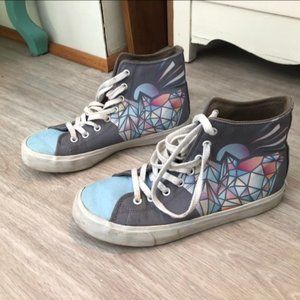 Inkkas High Top Sneakers Women's US 8